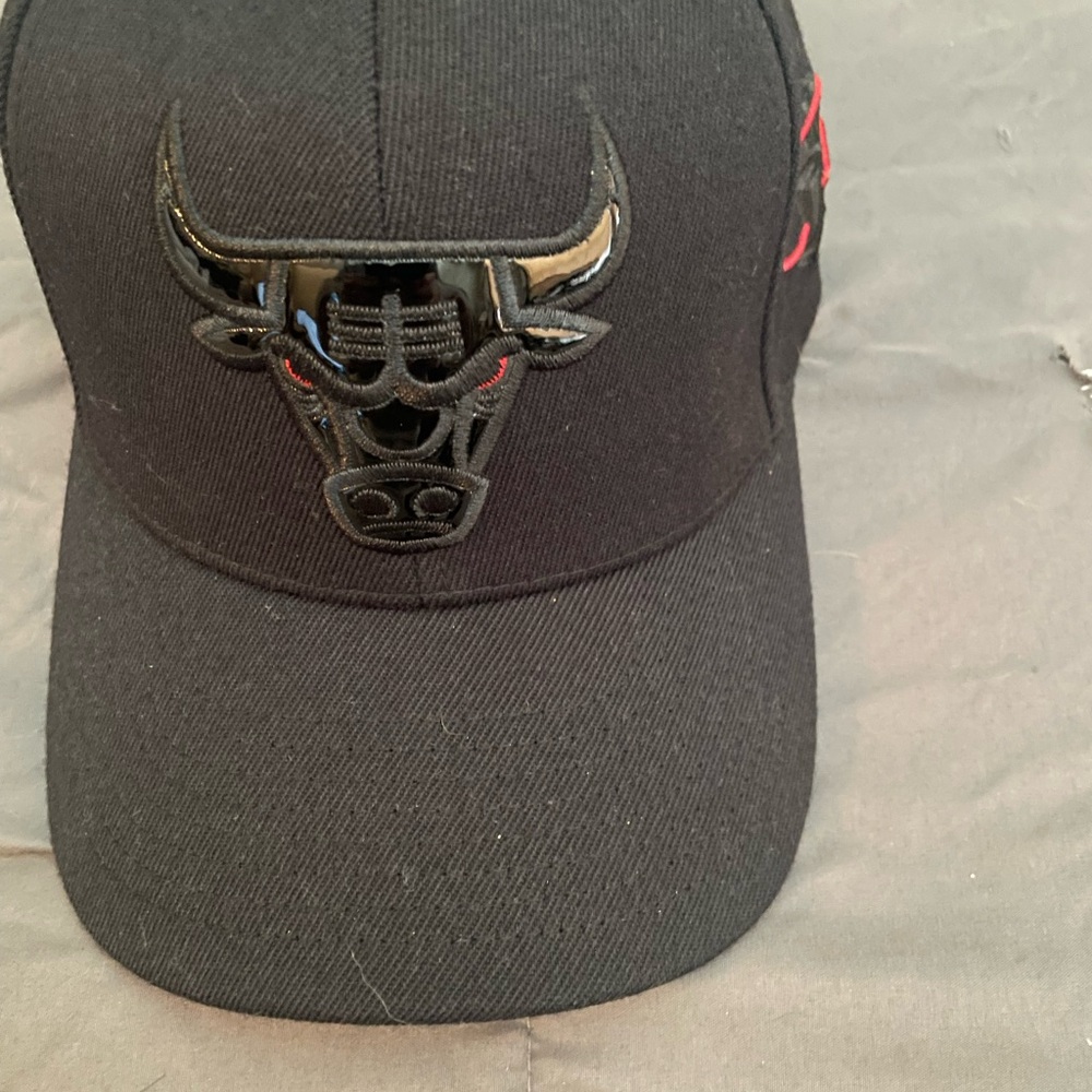 Black Cap with Bull Logo